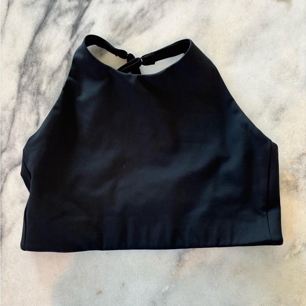 Girlfriend Collective Black Topanga Sports Bra Sz M - Picture 6 of 6